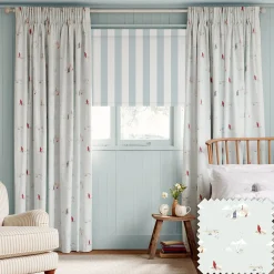 Coastal Boats Blue Made to Measure Curtains