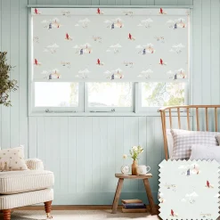 Coastal Boats Blue Made to Measure Roller Blind