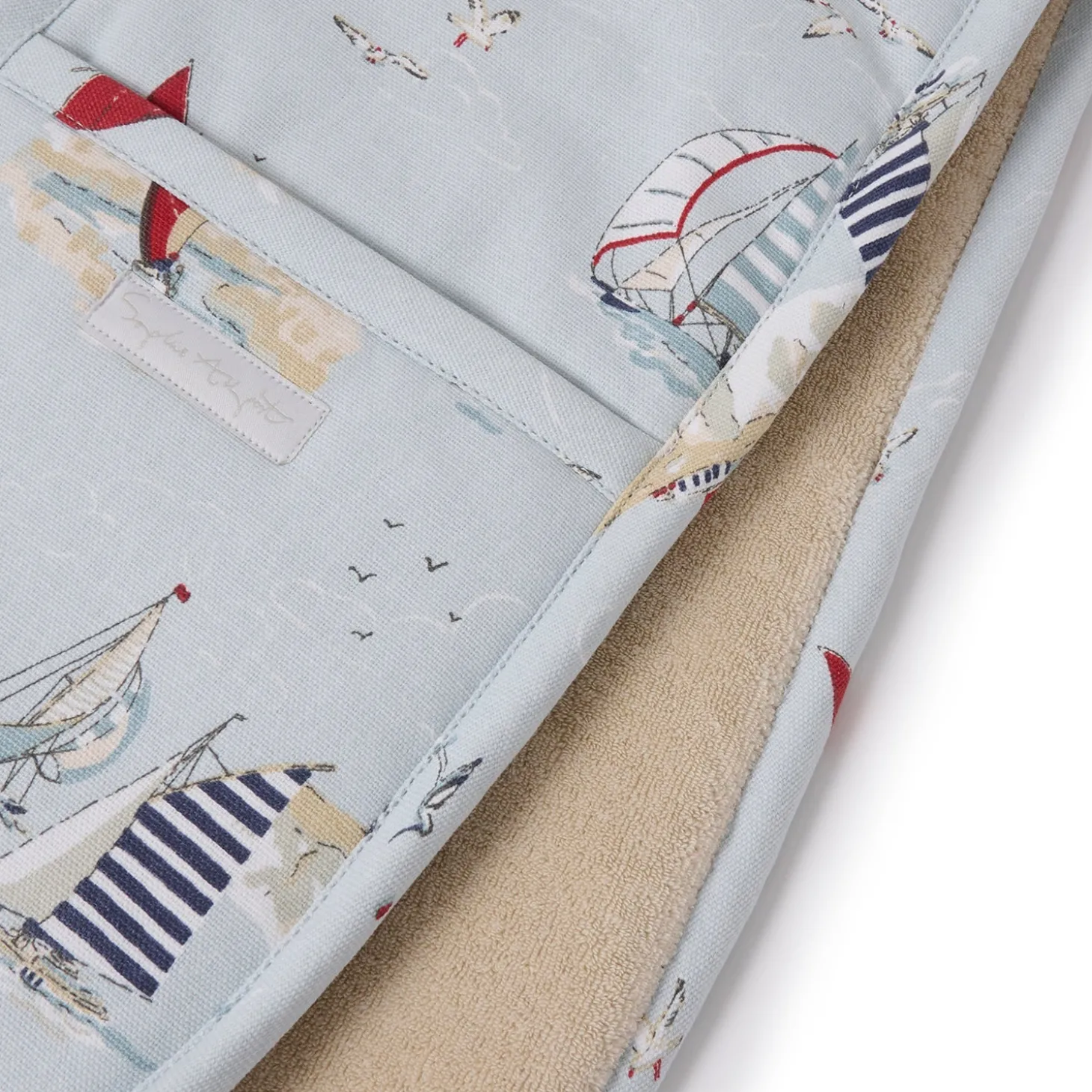 Coastal Boats Double Oven Glove