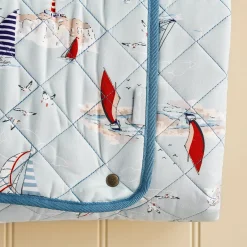 Coastal Boats Picnic Blanket