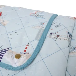 Coastal Boats Picnic Blanket