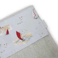 Coastal Boats Roller Hand Towel