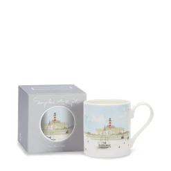 Coastal Boats Scene Mug
