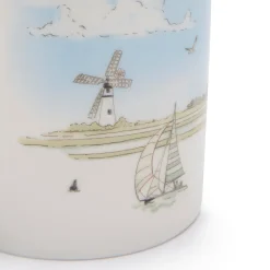 Coastal Boats Scene Mug