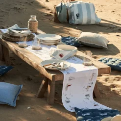 Coastal Boats Table Runner