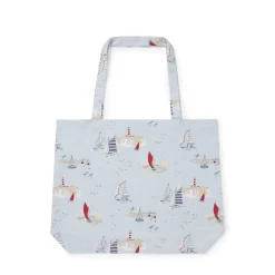 Coastal Boats Tote Bag
