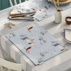 Coastal Boats Washable Placemats (Set of 2)