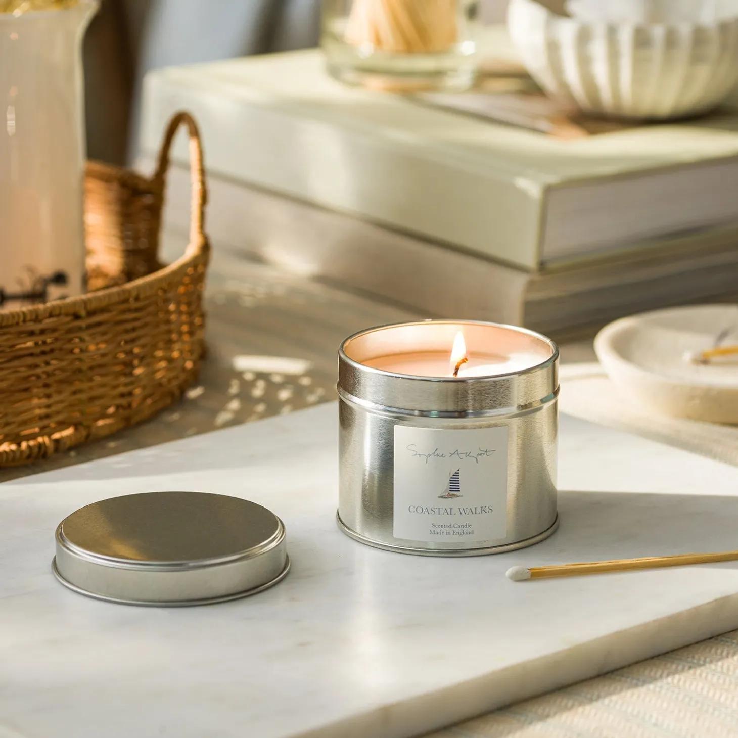 Coastal Walks Tin Candle