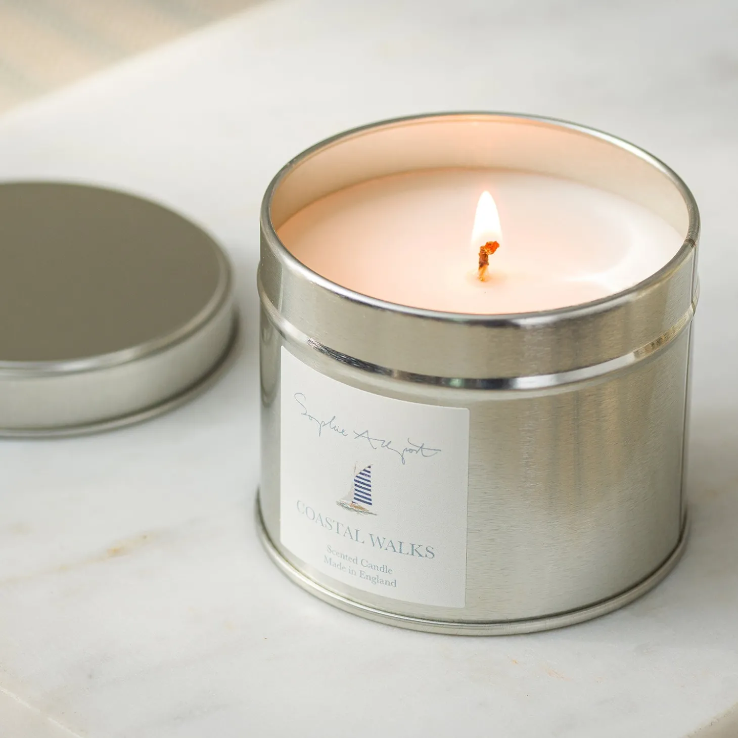 Coastal Walks Tin Candle