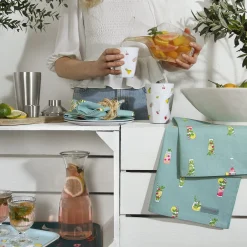 Cocktails & Strawberries Serving Tray - Large