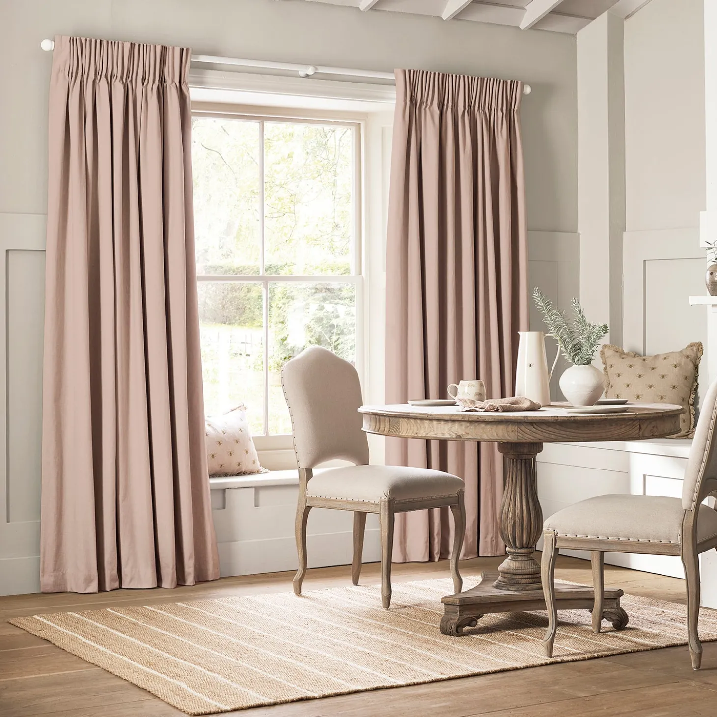 Cottesmore Blush Made to Measure Curtains