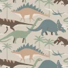 Dinosaurs Camoflauge Khaki Made to Measure Curtains