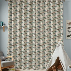 Dinosaurs Camoflauge Khaki Made to Measure Curtains