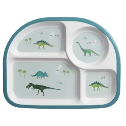 Dinosaurs Kids Melamine Divider Plate