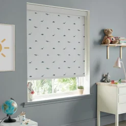 Dinosaurs Navy Made to Measure Roller Blind
