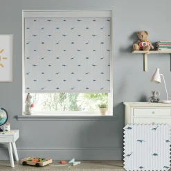 Dinosaurs Navy Made to Measure Roller Blind