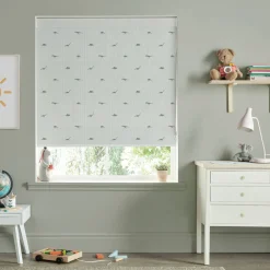 Dinosaurs Sage Made to Measure Roman Blind