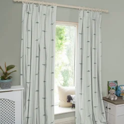 Dinosaurs Sage Made to Measure Curtains
