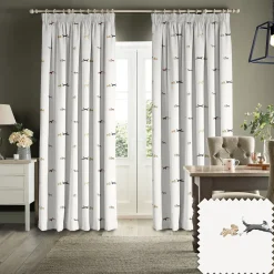 Doggy Daycare Off White Made to Measure Curtains