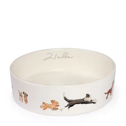 Doggy Daycare Stoneware Dog Bowl