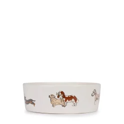 Doggy Daycare Stoneware Dog Bowl