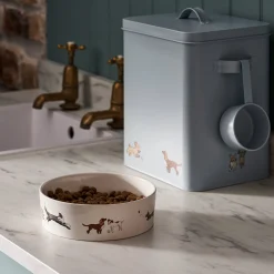 Doggy Daycare Stoneware Dog Bowl