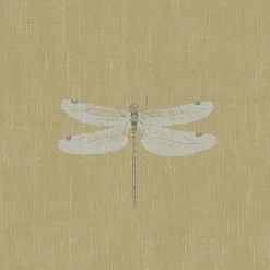 Dragonfly Deep Mustard Made to Measure Curtains