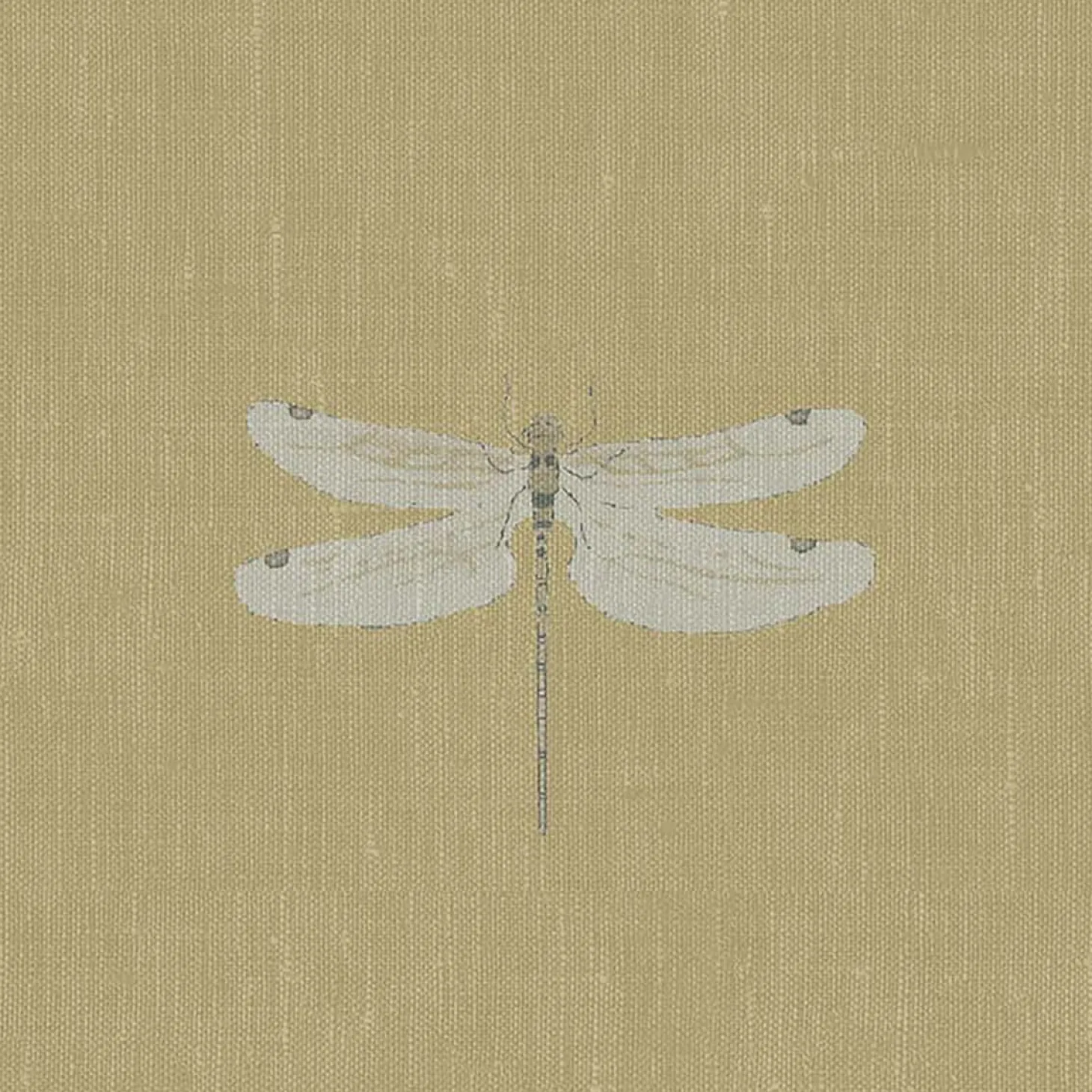Dragonfly Deep Mustard Made to Measure Curtains