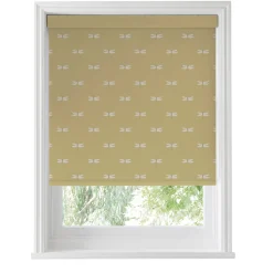 Dragonfly Deep Mustard Made to Measure Roller Blind