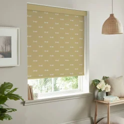 Dragonfly Deep Mustard Made to Measure Roller Blind