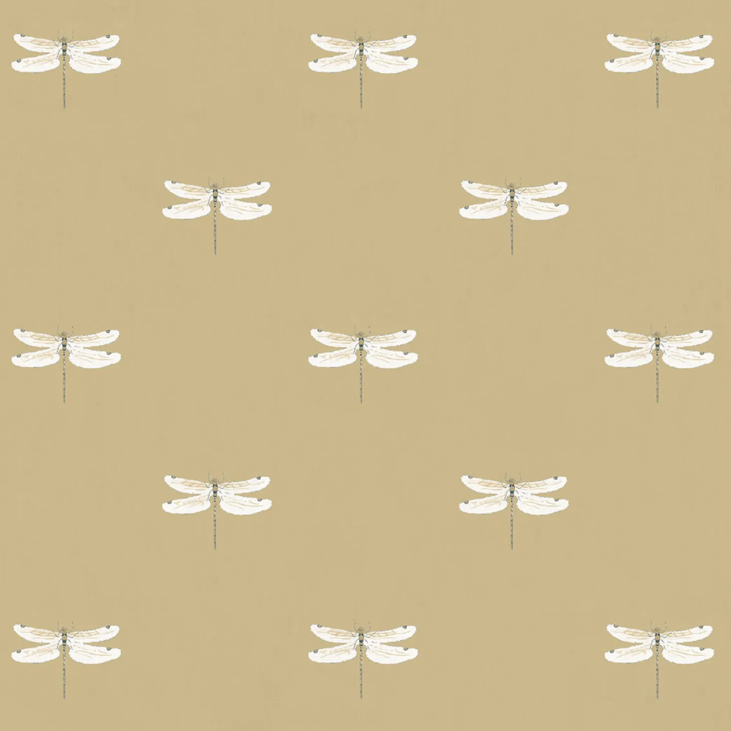Dragonfly Deep Mustard Made to Measure Roman Blind