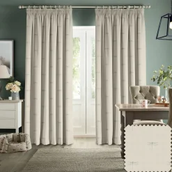 Dragonfly Duck Egg Linen Look Made to Measure Curtains