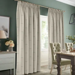 Dragonfly Duck Egg Linen Look Made to Measure Curtains