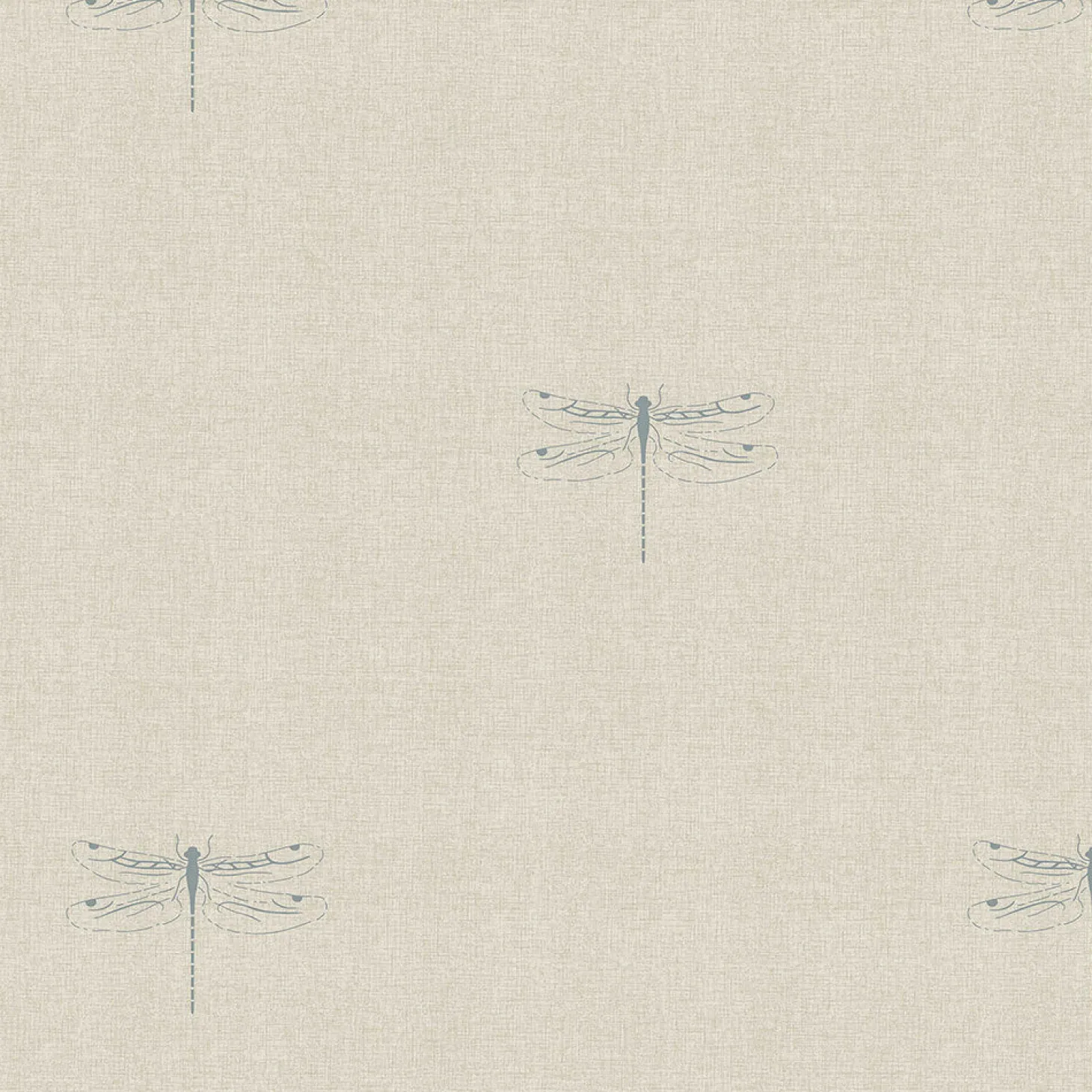 Dragonfly Duck Egg Linen Look Made to Measure Roller Blind