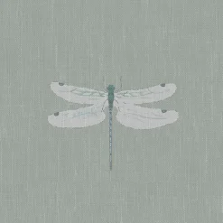 Dragonfly Grey Blue Made to Measure Curtains
