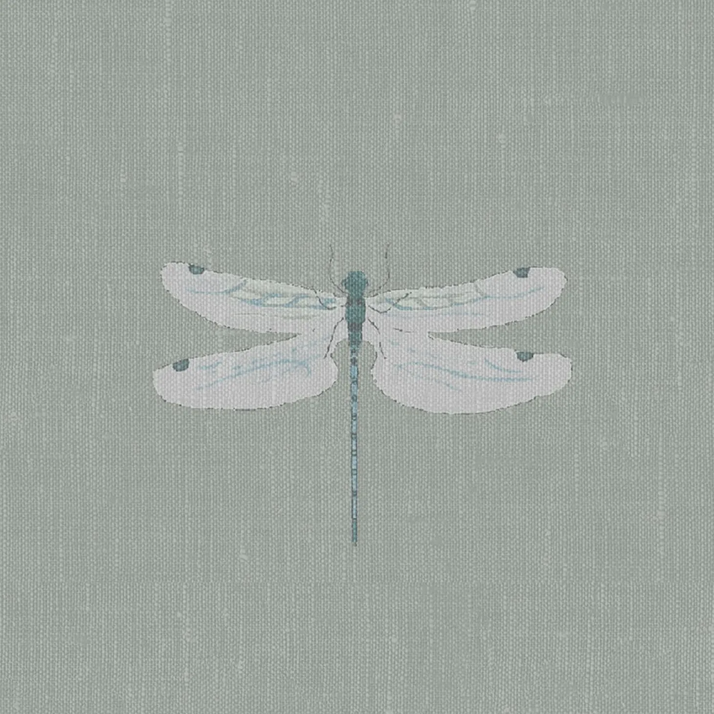Dragonfly Grey Blue Made to Measure Curtains