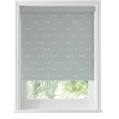 Dragonfly Grey Blue Made to Measure Roller Blind