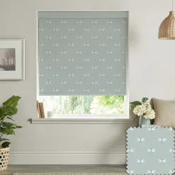 Dragonfly Grey Blue Made to Measure Roller Blind