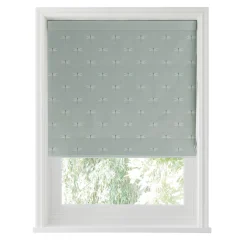 Dragonfly Grey Blue Made to Measure Roman Blind