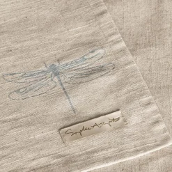 Dragonfly Linen Blend Tablecloth