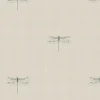 Dragonfly Teal Linen Look Made to Measure Curtains