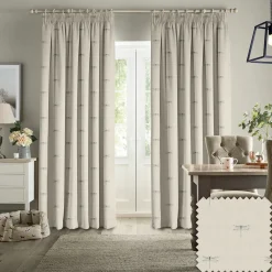 Dragonfly Teal Linen Look Made to Measure Curtains