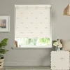 Dragonfly Teal Linen Look Made to Measure Roller Blind