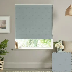 Dragonfly Teal Made to Measure Roman Blind