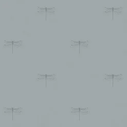 Dragonfly Teal Made to Measure Roman Blind