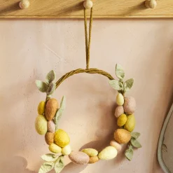 Easter Felt Wreath