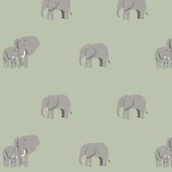 Elephant Sage Green Made to Measure Curtains