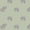 Elephant Sage Green Made to Measure Roman Blind