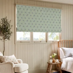 Elephant Sage Green Made to Measure Roman Blind