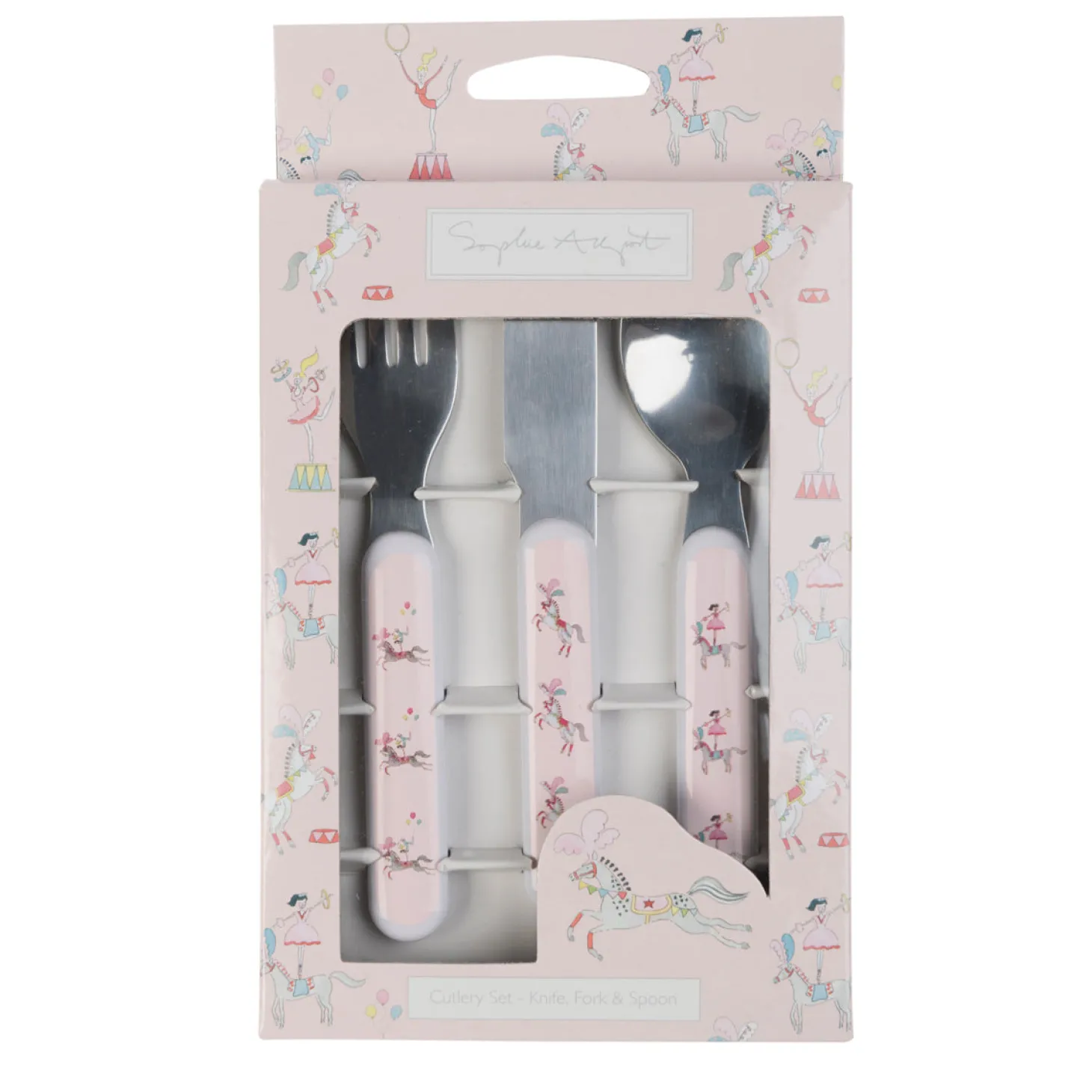 Fairground Ponies Kids Melamine Cutlery Set